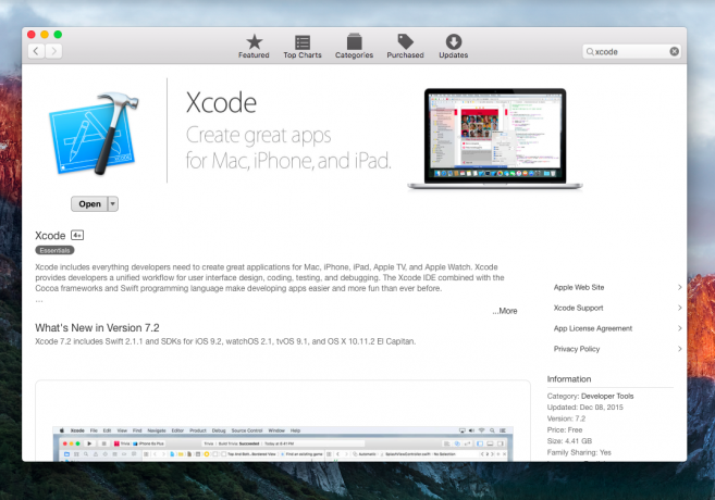 instalējiet Xcode