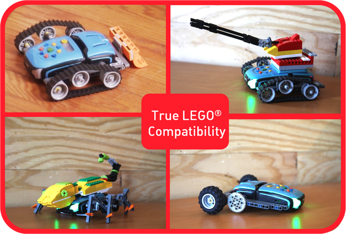 LEGO saderīgu programmējamo robotu dizainers