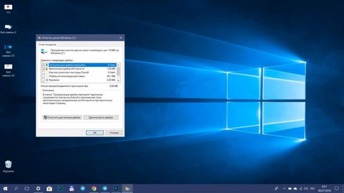 Kā paātrināt Windows 10. notīriet disku