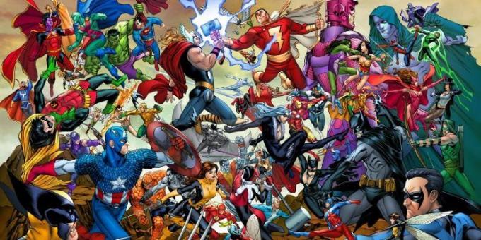 sērija par Supervaroņi: Atšķirībā Marvel no DC