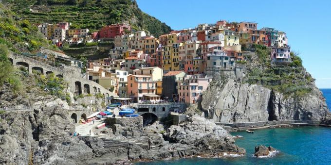 Kurp doties Eiropā, National Park "Cinque Terre", Itālija