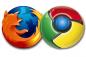 Minimizēšana Interface Chrome un Firefox