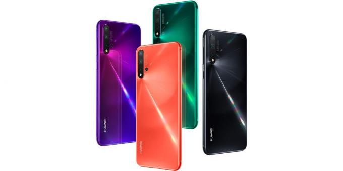 krāsu Huawei Nova 5 un 5 Pro