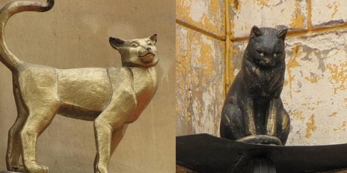 Pieminekļi Sanktpēterburgas: Piemineklis Elisha kaķis un kaķis Vasilisa