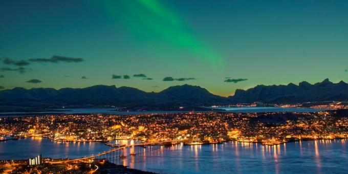 Rezidenti pilsētas Tromsø ļoti reti cieš no sezonālās depresijas, neskatoties uz nakti ārpus loga 