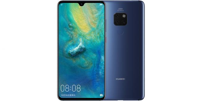 Kas viedtālrunis nopirkt 2019: Huawei Mate 20