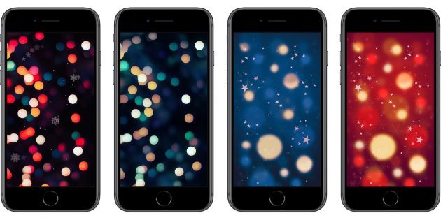 Oriģinālais iPhone tapeti: Ziemassvētku noskaņojumu