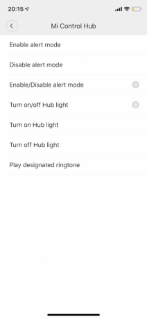Xiaomi Mi Smart: prasības izvēle, nospiežot