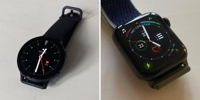 Samsung Galaxy Watch Aktīvais 2: Salīdzinājums ar Apple Watch Series 5