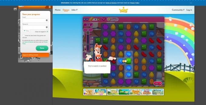 Tiešsaistes mīklu spēles: Candy Crush Saga