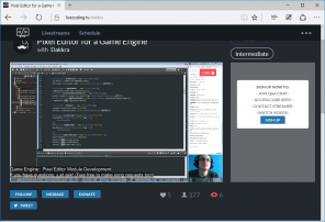 Livecoding.tv: iemācīties rakstīt kodu, vērojot programmētāji