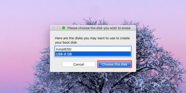 Kā veikt bootable USB flash disku ar MacOS