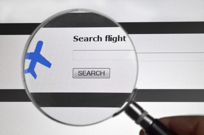 Meklēt lidojums, aviokompānija meklēšanas pakalpojumu tīmeklī