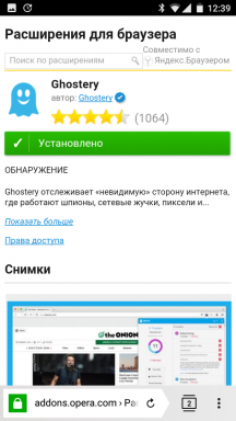 Kā instalēt paplašinājumus mobilo "Yandex. Browser "Android