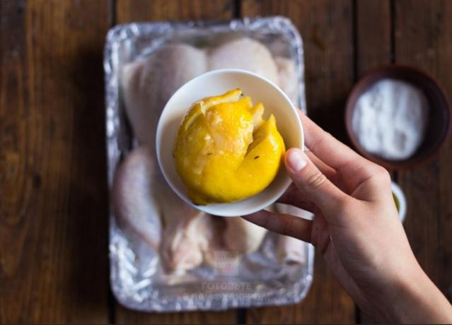 Kā gatavot vistas: citronu pēc garšas