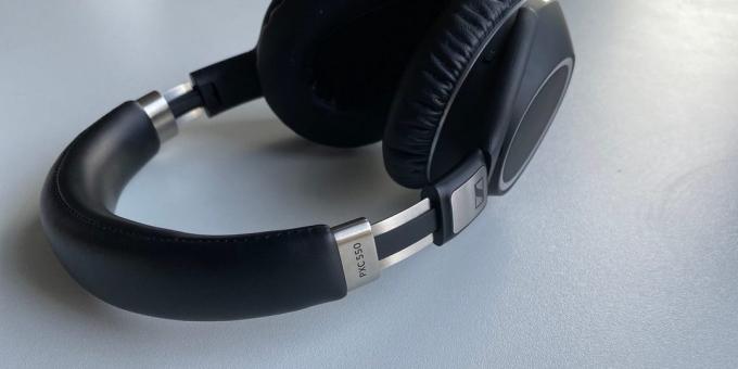 Sennheiser PXC 550: ķermeņa materiāli