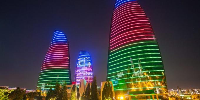 "Flame Towers" Azerbaidžānā