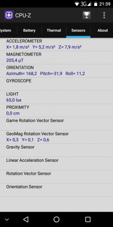 Leagoo S8: sensori
