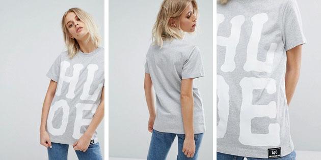 Sieviešu modes t-krekli no Eiropas veikalos: T-krekls nams Holland X Lee Gray