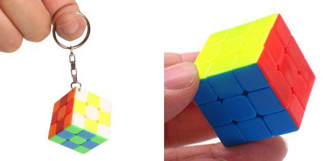 Keychain ar Rubika kuba