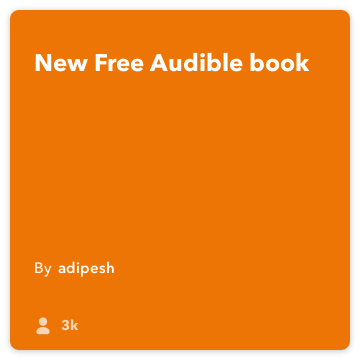IFTTT Recepte: jauna bezmaksas Dzirdami grāmata savieno barību un Android paziņojumiem