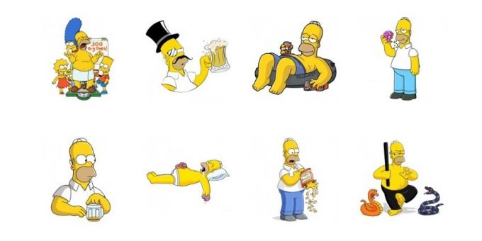 Uzlīmes: The Simpsons