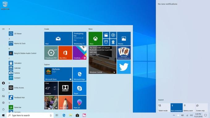 Pavasara atjauninātu versiju Windows 10: jauna gaismas tēmu