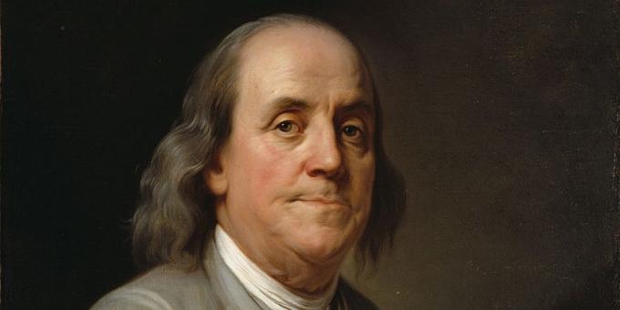 rīta rituāls: Benjamin Franklin