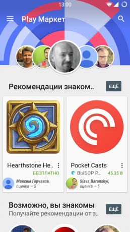 Google Play izvēle draugiem