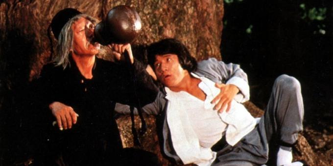 Labākās filmas ar Jackie Chan: "Piedzēries Master"