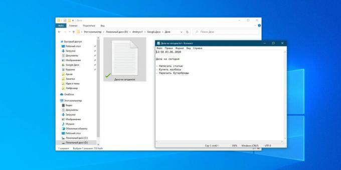 Windows Notepad: viegli sinhronizēt piezīmes