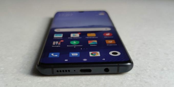 Xiaomi Mi Note 10 Lite: skaņa un vibrācija