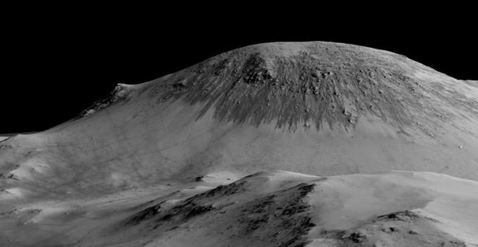 Ūdens uz Marsa atstāj tumšas zīmes nogāzēs