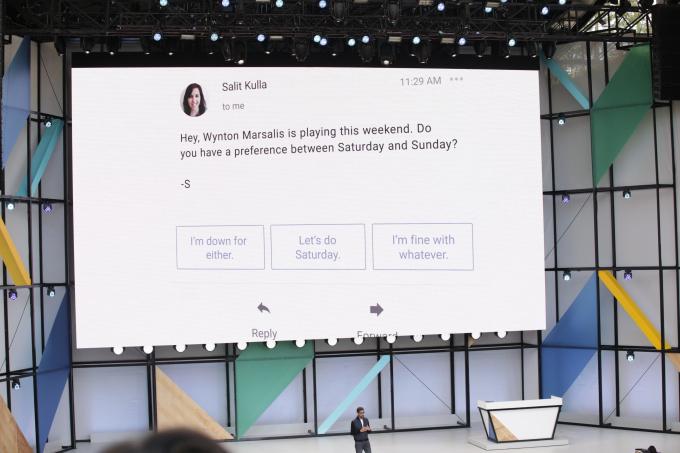 Google I / O 2017: Smart Atbildēt