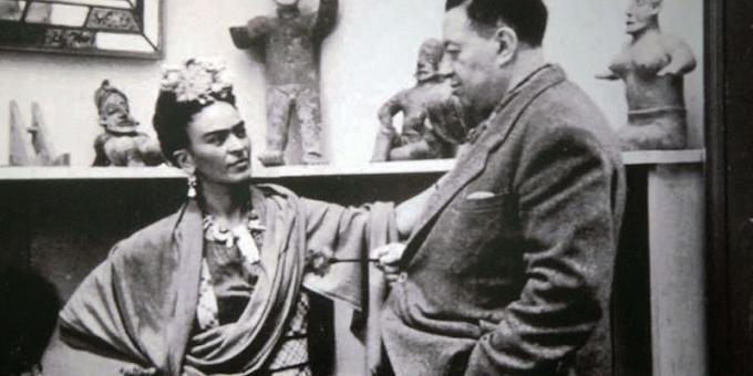 Frīda Kalo un viņas vīrs Diego Rivera