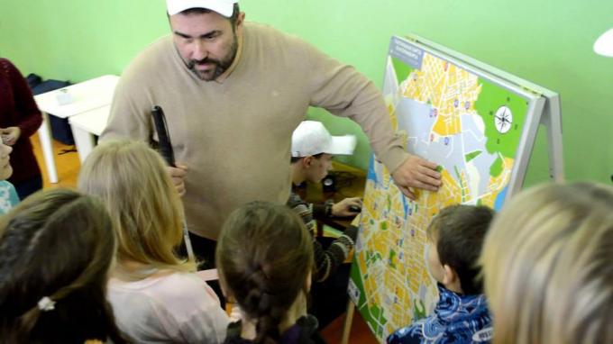 "Balto niedru" ir izstrādājusi taustes karti Jekaterinburgu