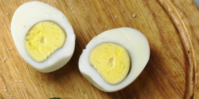 veselīgas brokastis: cieti vārītas olas
