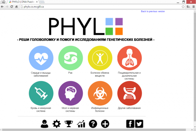 Phylo, pētījums par ģenētisku slimību