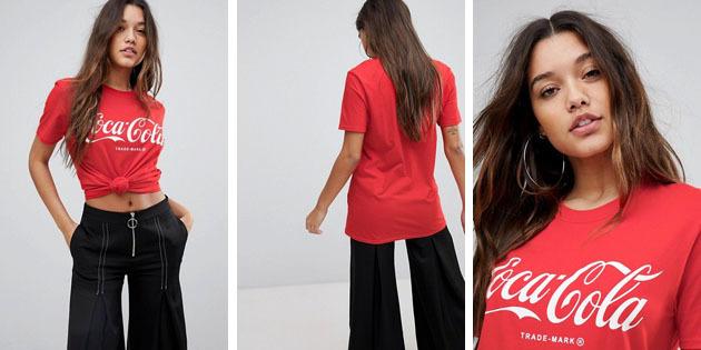 Sieviešu modes t-krekli no Eiropas veikalos: T-krekls sarkans PrettyLittleThing 