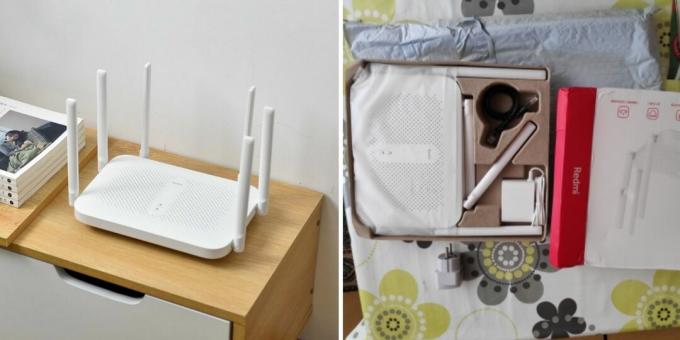 Wi-Fi maršrutētāji: Xiaomi Redmi AC2100