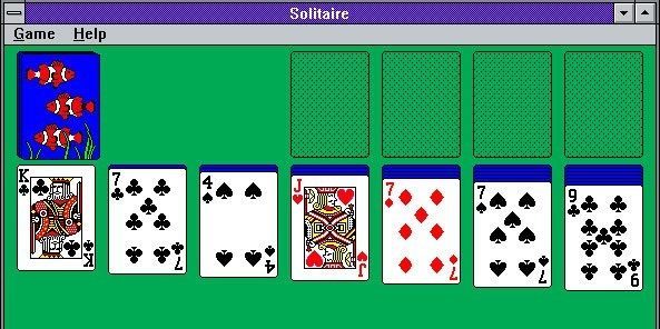 Klasiskās spēles Android un iOS: «Solitaire»