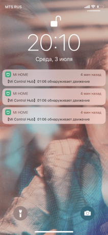 Xiaomi Mi Smart: paziņojums tālrunī
