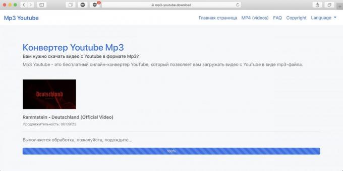 Kā lejupielādēt mūziku no YouTube, izmantojot tiešsaistes pakalpojumu YouTube Mp3