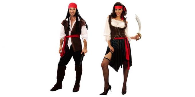 Ziemassvētku tērpi pieaugušajiem: pirāts