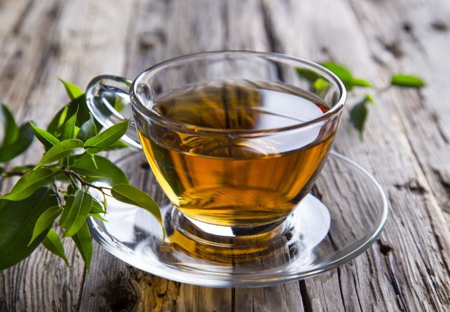 tauku dedzināšana pārtiku: zaļā tēja