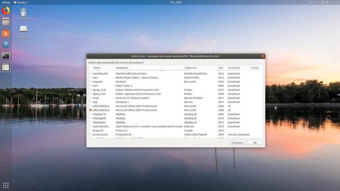 Winetricks palīdzēt instalēt Windows programmas uz Linux