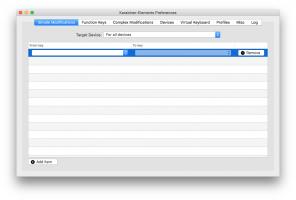 Karabīne-Elements - Mapper tastatūras MacOS