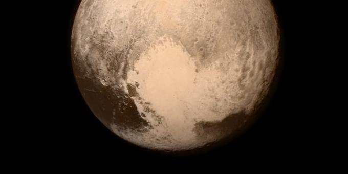 Fotogrāfijas no vietas: sirds Plutona