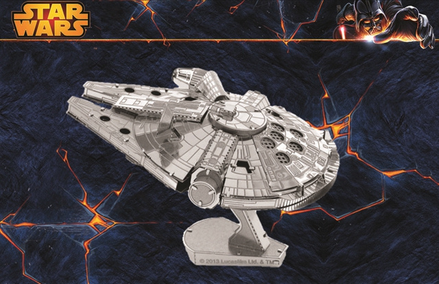 Metāla konstrukcijas modelis Star Wars