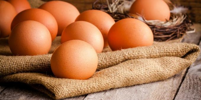 Kā mazināt stresu ar uzturu: olas
